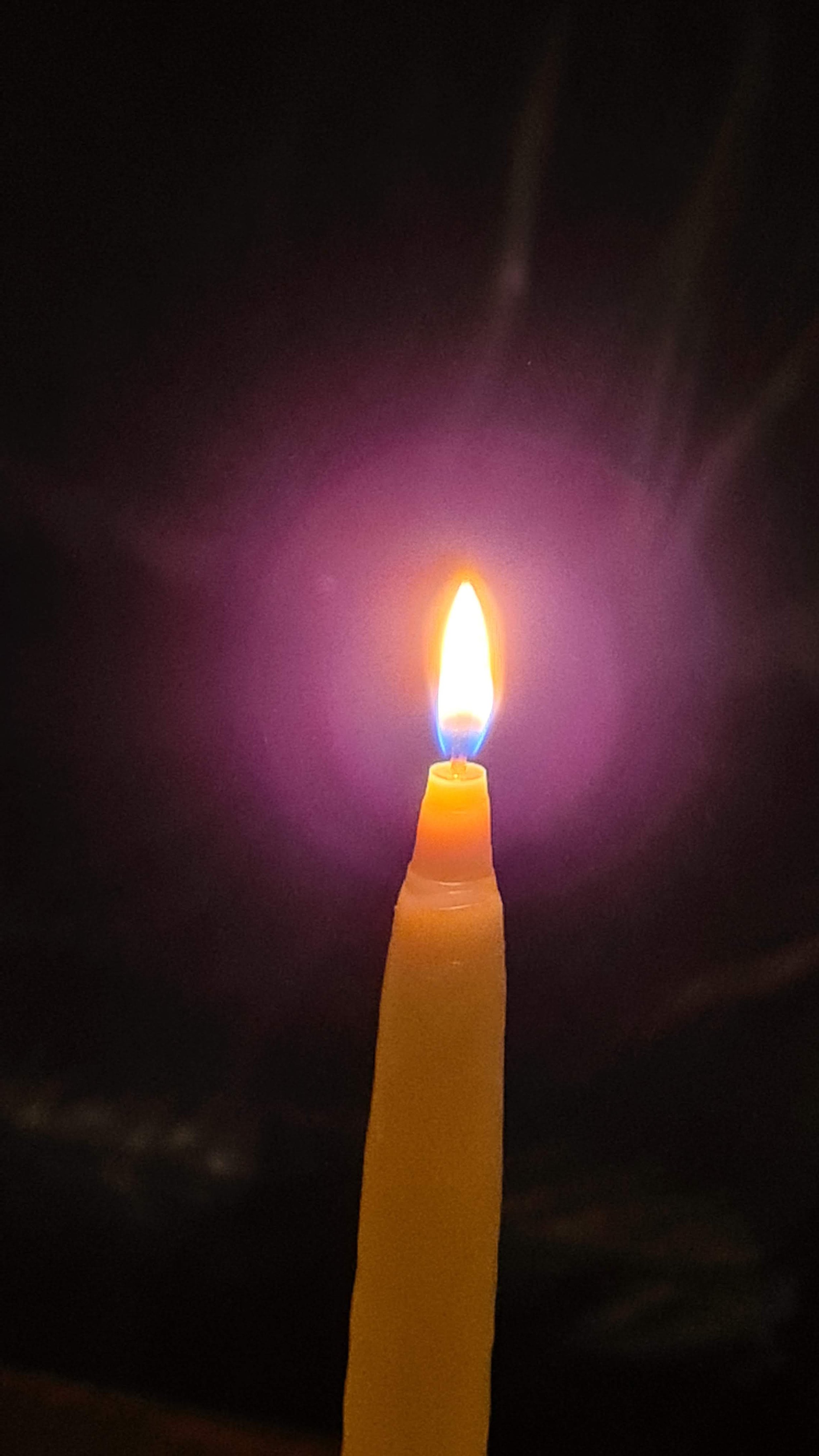Beeswax candle