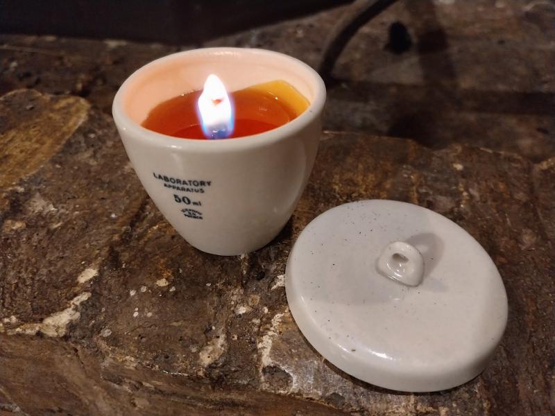 Beeswax candle
